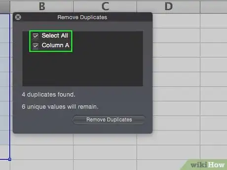 Imagen titulada Remove Duplicates in Excel Step 5