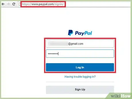 Imagen titulada Change a PayPal Password Step 1