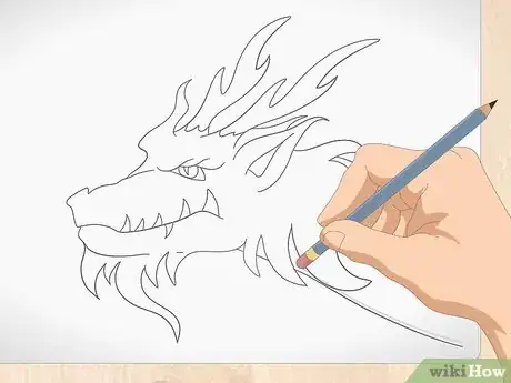 Imagen titulada Draw a Dragon Head Step 18