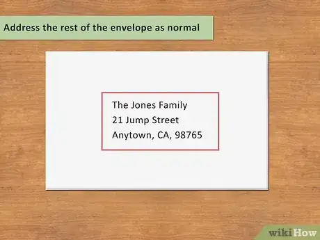 Imagen titulada Address an Envelope to a Family Step 3