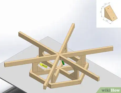 Imagen titulada Build a Hexagon Picnic Table Step 16