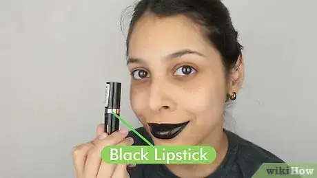 Imagen titulada Wear Black Lipstick Step 6