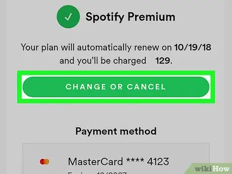 Imagen titulada Cancel Spotify Premium on Android Step 6