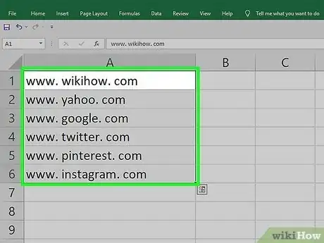 Imagen titulada Remove Spaces Between Characters and Numbers in Excel Step 1