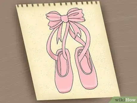 Imagen titulada Draw Ballet Slippers Step 5