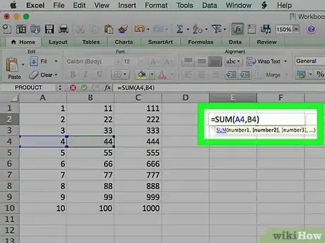 Imagen titulada Add Two Cells Already Containing Sum of Other Formulas Step 5