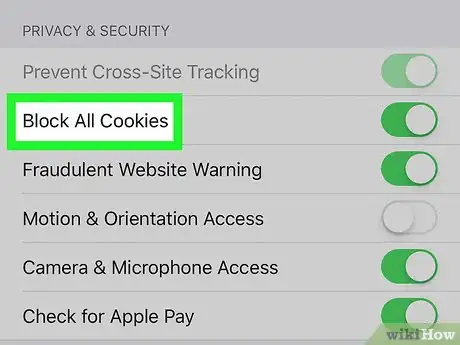 Imagen titulada Allow Cookies on an iPhone Step 3