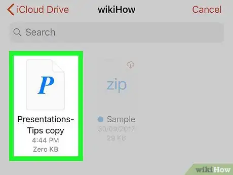 Imagen titulada Open a PPTX File on iPhone or iPad Step 11