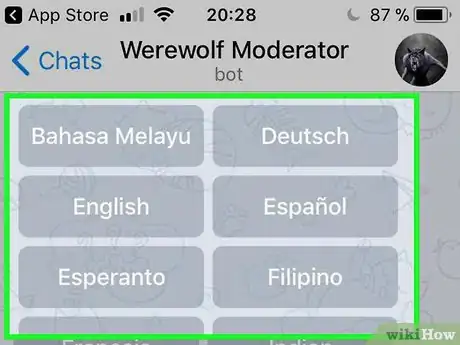 Imagen titulada Play Werewolf on Telegram on iPhone or iPad Step 7