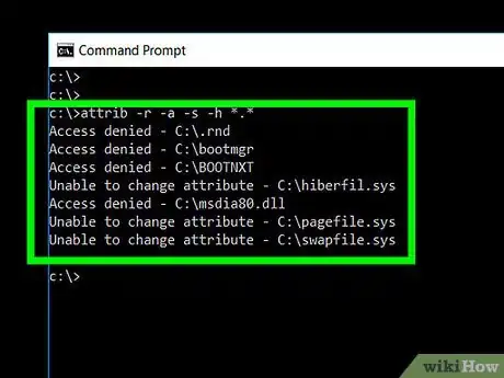 Imagen titulada Locate Viruses Using the Attrib Command Step 9