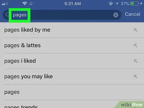 Imagen titulada View a List of Your Liked Pages on Facebook on iPhone or iPad Step 3