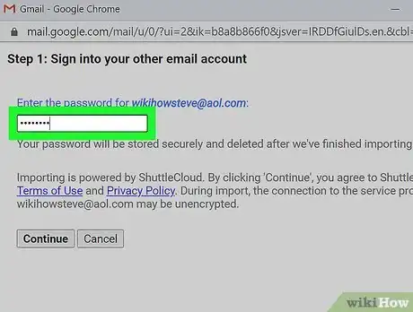 Imagen titulada Switch from AOL to Gmail Step 7