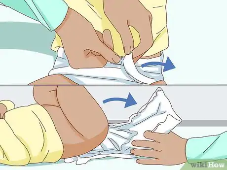 Imagen titulada Change a Disposable Bedwetting Diaper Step 7