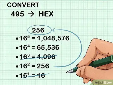 Imagen titulada Convert from Decimal to Hexadecimal Step 3