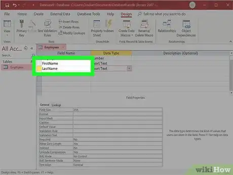 Imagen titulada Make a Database Using MS Access Step 10