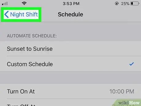 Imagen titulada Activate Night Shift on an iPhone Step 10