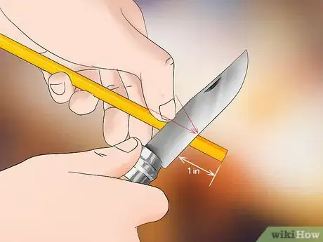 Imagen titulada Sharpen a Pencil With a Knife Step 5