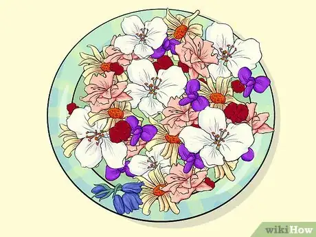 Imagen titulada Add Fresh Flowers to a Cake Step 1