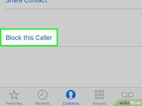 Imagen titulada Block Calls from Unknown Numbers on an iPhone Step 10