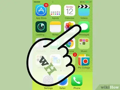Imagen titulada Send Messages on an iPhone Step 1