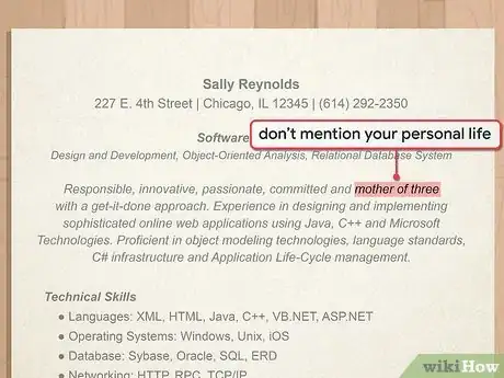 Imagen titulada Avoid Common Resume Mistakes Step 5