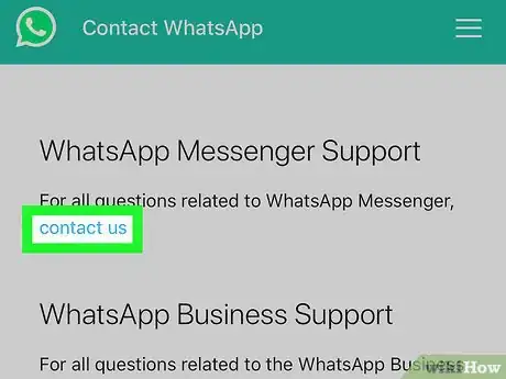 Imagen titulada Contact WhatsApp Customer Service Step 2