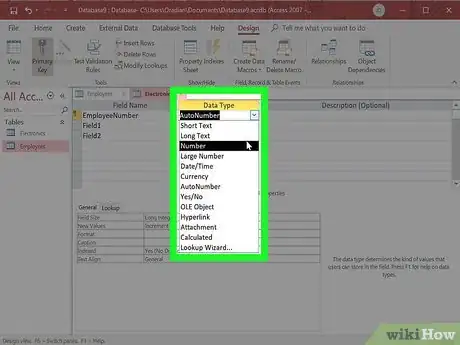 Imagen titulada Make a Database Using MS Access Step 20