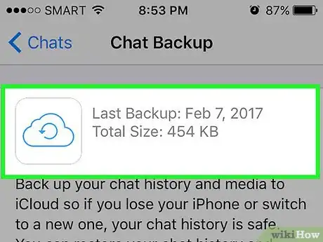 Imagen titulada Recover Deleted Messages in WhatsApp Step 1