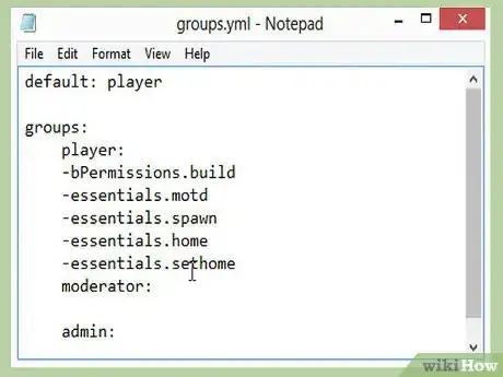 Imagen titulada Set up Bpermissions for a Minecraft Bukkit Server Step 9Bullet4