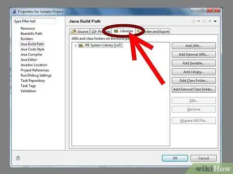 Imagen titulada Add JARs to Project Build Paths in Eclipse (Java) Step 8