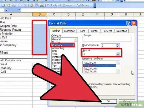 Imagen titulada Calculate Bond Yield in Excel Step 4