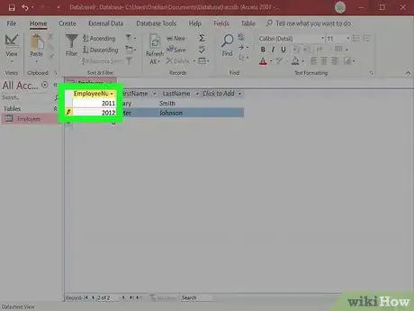 Imagen titulada Make a Database Using MS Access Step 13