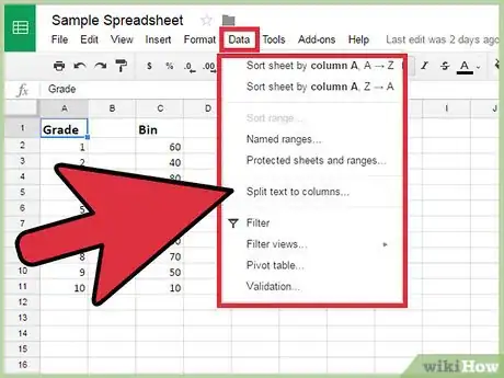 Imagen titulada Use Google Spreadsheets Step 8