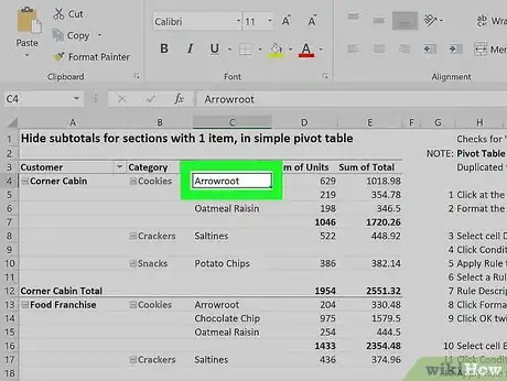 Imagen titulada Add a Column in a Pivot Table Step 2