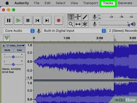 Imagen titulada Add Track Markers in Audacity Step 1