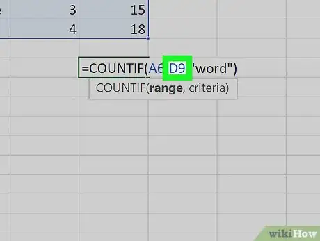 Imagen titulada Count Number of Occurrences in Excel Step 5