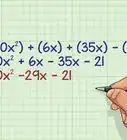 multiplicar binomios utilizando el método FOIL