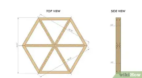 Imagen titulada Build a Hexagon Picnic Table Step 10