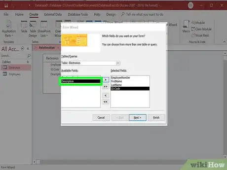 Imagen titulada Make a Database Using MS Access Step 36