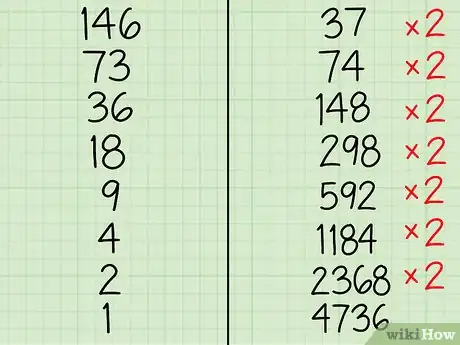 Imagen titulada Multiply Using the Russian Peasant Method Step 4