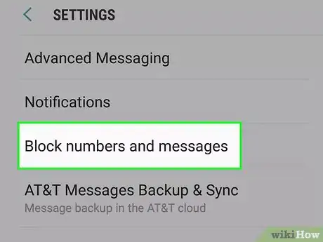 Imagen titulada Block Text Messages Step 18