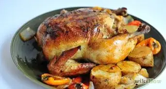 cocinar un pollo entero en el horno