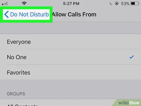 Imagen titulada Block All Incoming Calls on iPhone or iPad Step 6