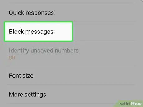 Imagen titulada Block Text Messages Step 22