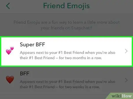 Imagen titulada Change the Friend Emojis on Snapchat Step 6