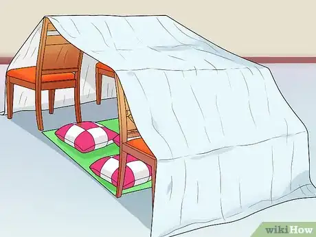 Imagen titulada Make a Blanket Fort Step 3