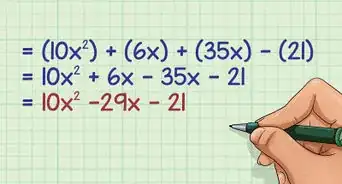 multiplicar binomios utilizando el método FOIL