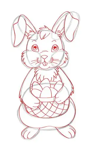 Imagen titulada Draw the Easter Bunny Step 16