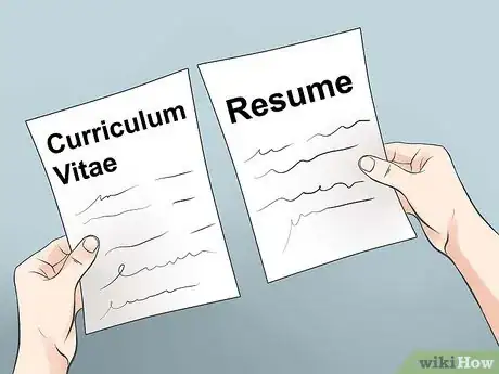 Imagen titulada Understand the Difference Between a Resume and a CV Step 1