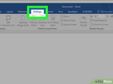 Imagen titulada Create Labels in Microsoft Word Step 3